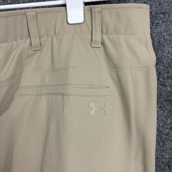Under Armour Performance Pants Mens size 40 x 29 Beige Casual Active Golf - Picture 8 of 10